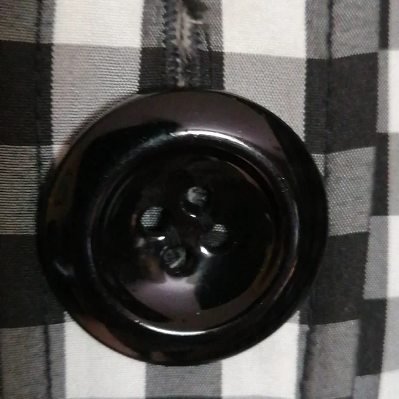 Bianca Nygard, vintage   black/white check lightweight coat ,size 8 - Picture 9 of 13